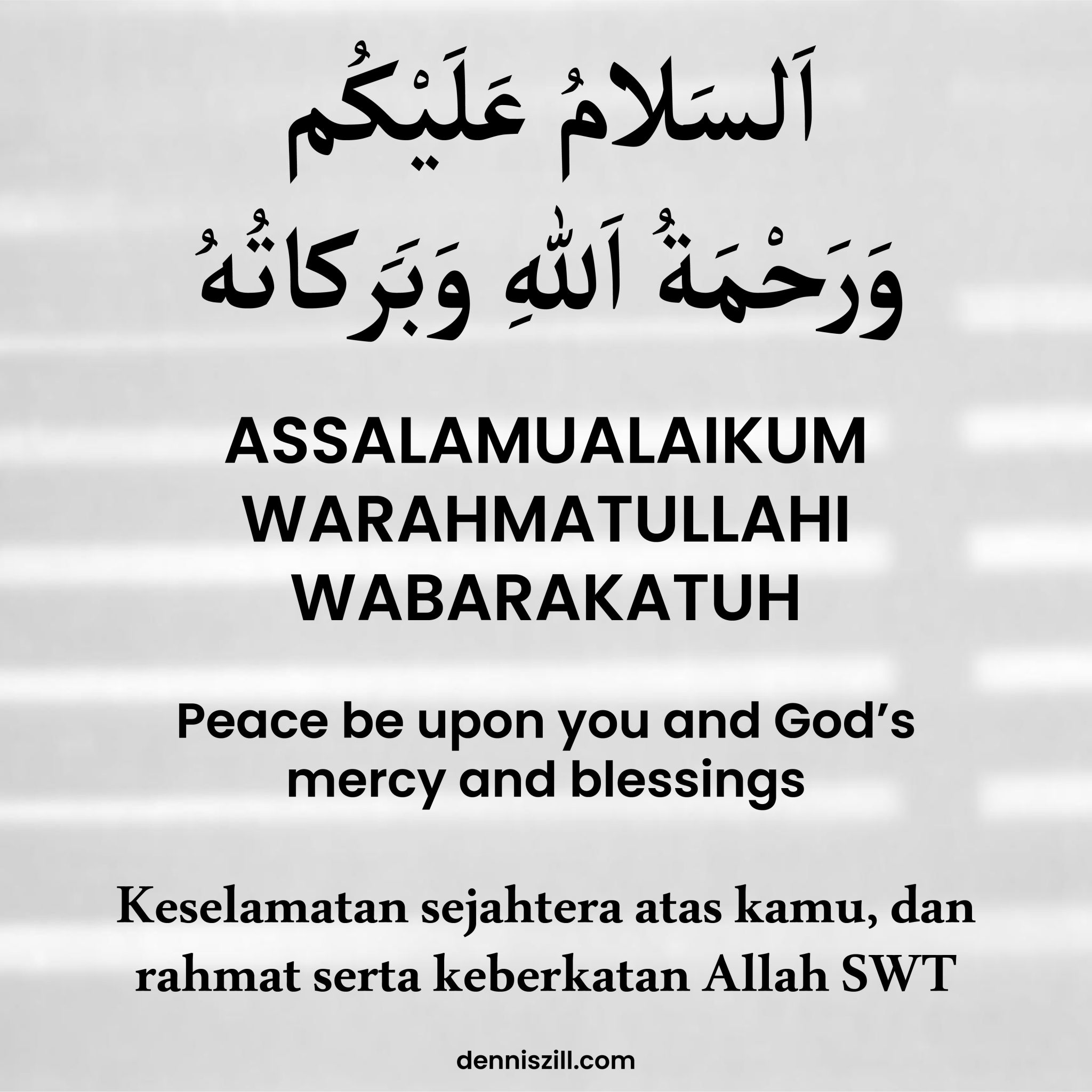 Gambar Assalamualaikum Jawi And Waalaikumussalam Jawi Salam Dennis Zill